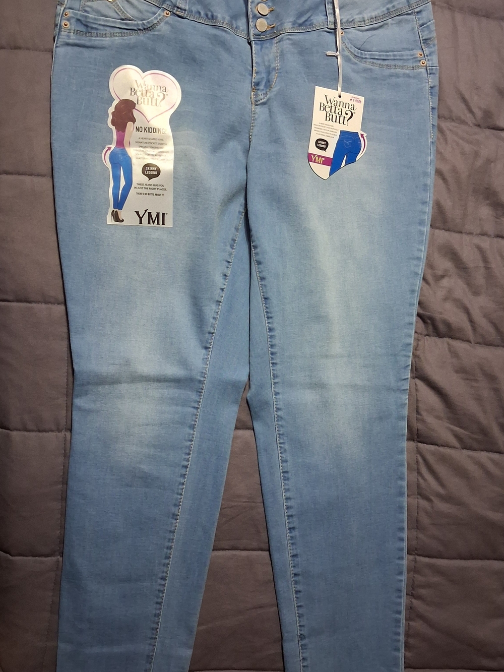 YMI Women's Light Blue Skinny Jeans